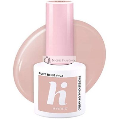 HI HYBRID #402 Körömlakk Tiszta Bézs 5ml