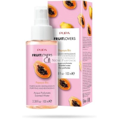 Pupa Fruit Lovers Organikus Papaya Illatvíz, 100 ml