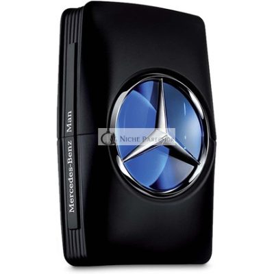 Mercedes-Benz Man Fragrance for Men with Notes of Pear, Geranium, and Rosewood, 200ml