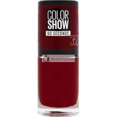Gemey Maybelline Colorshow Körömlakk Downtown Red