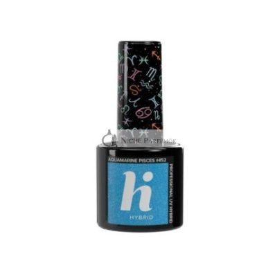 Hi Hybrid Körömlakk Zodiákus No. 452 Aquamarine Fish, 5ml