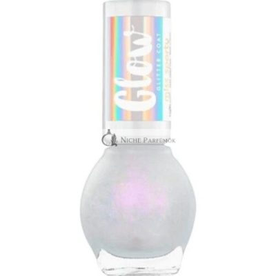 Glow Glitter Coat Körömlakk 010 Icy Blush 7ml Miss Sporty