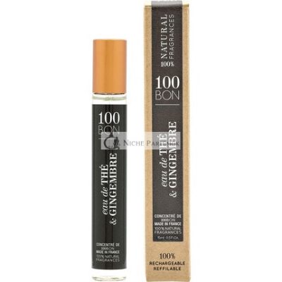 100BON Eau de The & Gingembre koncentrált EDP természetes összetevőkkel, 15 ml