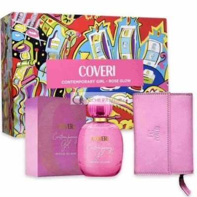 Coveri Contemporary Girl Rose Glow EDP clutch-táskával