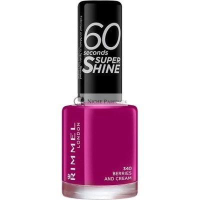 Rimmel 60 Másodperces Szuper Fényű Körömlakk Bogyók és Tejszín 8ml