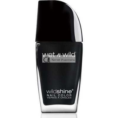 Wet 'n' Wild Wild Shine Körömlakk Fekete Krém 12ml