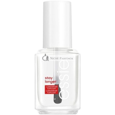 Essie Stay Longer Prémium Hosszantartó Fedőlakk a Szín Briliáns Megőrzéséhez, 13.5ml