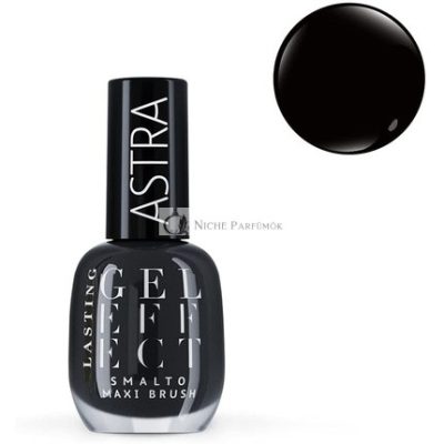 Astra Make-Up Gel Hatású Körömlakk Sorozat Befejezése 24 - Sötét Fekete