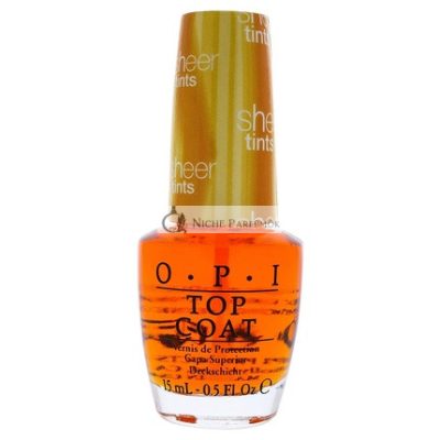 Opi Átlátszó Tints Top Coat 15ml Soha nem vagyok zavarban