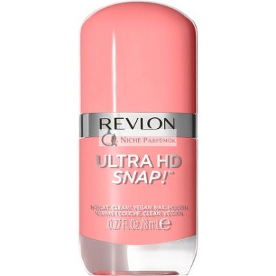 Revlon Ultra HD Snap Körömlakk Gyorsan Száradó, Egy Réteg, Teljes Fedés, 8ml Think Pink 027 Unisex