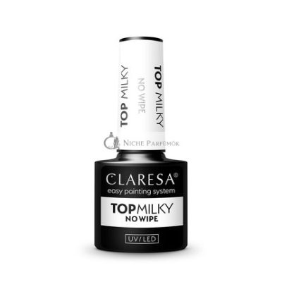 Top Milky No Wipe UV Körömlakk 5ml Claresa