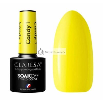 Claresa Soak Off Hybrid Körömlakk Candy 1, 5ml