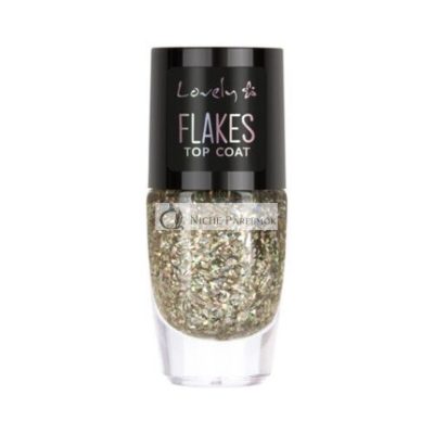 Flitter Top Coat Körömlakk 8ml Lovely
