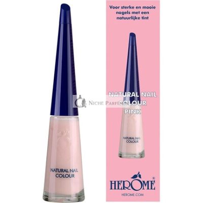 Herome Természetes Körömszín Rózsaszín Lakk Erősítő Hatással 10ml
