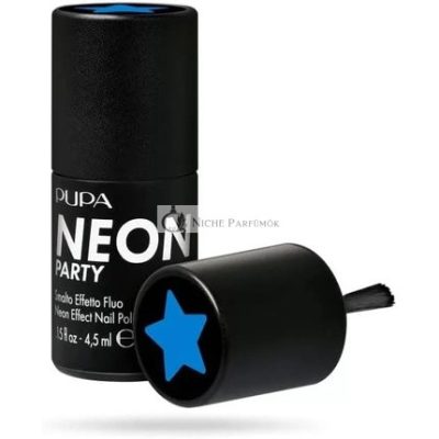 Pupa Neon Party Fluoreszkáló Hatású Körömlakk 100 Mykonos Kék, 11g
