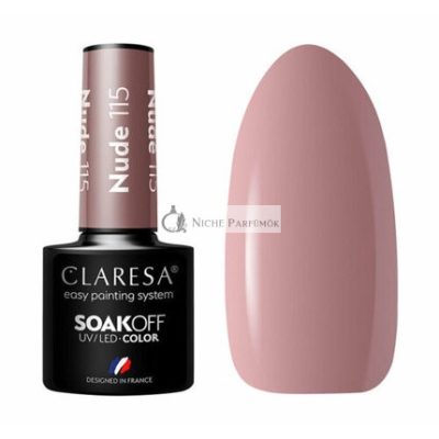 Claresa Áztató Hibrid Körömlakk Nude 115, 5ml
