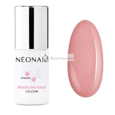 NEONAIL Modelláló Alap Gél Kalcium Hibrid Alap Bubbly Pink, 7.2ml