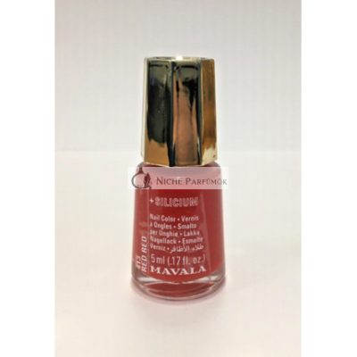 MAVALA 5ml Mini Körömlakk Silíciummal - Meleg Piros 413