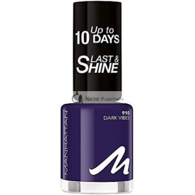 Manhattan Last and Shine Körömlakk No. 910 Dark Vibes, 10ml