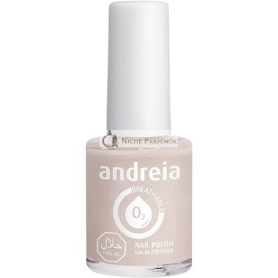 Andreia Halal Lélegző Körömlakk Fényes Vegán és Állatkísérlet-Mentes Szín B24 Világos Nude, 10.5ml
