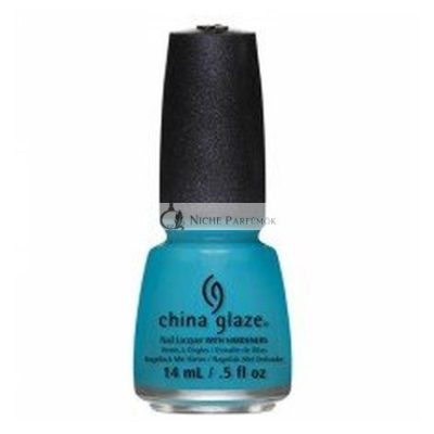 China Glaze Körömlakk Hardenerrel Off Shore Kollekció Wait'n Sea 14ml