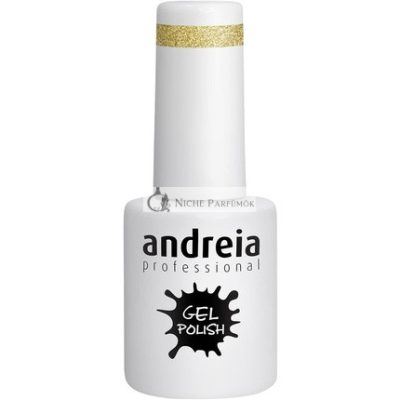 Andreia Félig Tartós Körömlakk Szín 260 Áttetsző Arany Csillám 10.5ml