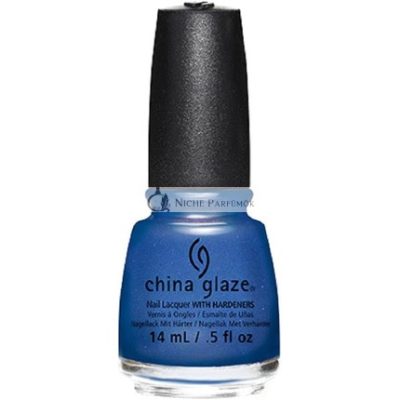 China Glaze Körömlakk Keményítőkkel 14ml Come Rain or Shine Azure Blue Shimmer