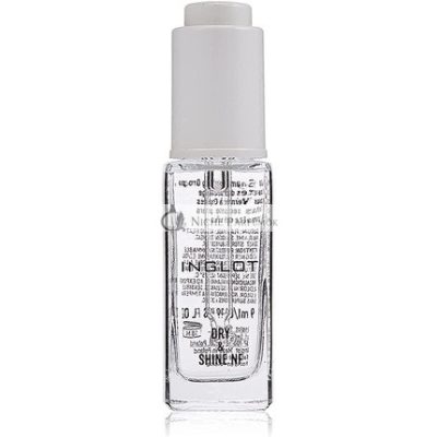 Inglot Dry Shine Drops Körömlakk - 9 Ml, Gyors Száradási Idővel és Hosszan Tartó Fényes Felülettel