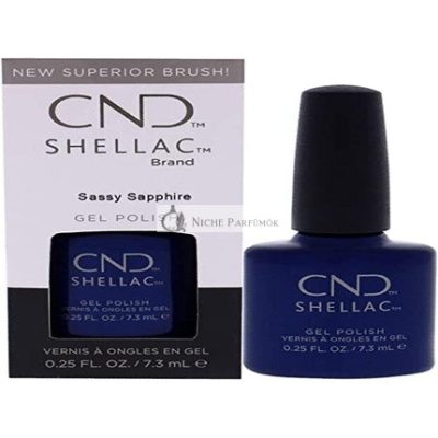 CND Shellac Crystal Alchemy Sassy Sapphire, 7.3ml