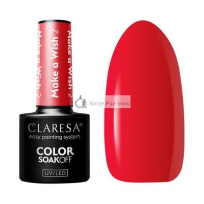 Claresa Soak Off Hybrid Körömlakk Kívánság 2 5ml