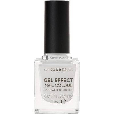 KORRES Természetes Zselé Hatású Körömlakk Blanc Fehér 11ml