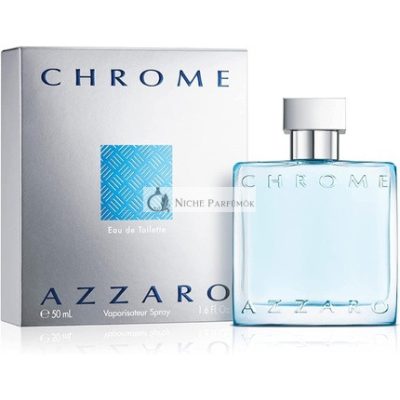 Azzaro Chrome Eau de Toilette Spray Férfiaknak, 50 ml