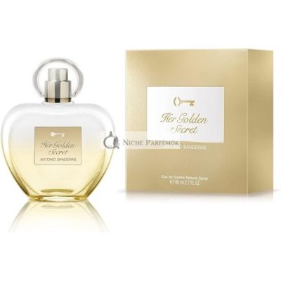 Antonio Banderas Her Golden Secret Eau de Toilette Spray for Women, 80ml