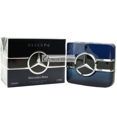 Mercedes-Benz Sign 50ml Eau de Parfum Férfiaknak, új, eredeti csomagolásban