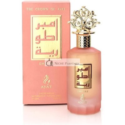 Ayat Dubai EDP Parfüm férfiaknak és nőknek - Orientális Oud vaníliával, citrommal, bőrrel, borostyánnal, narancssal és pézsmával, 100ml