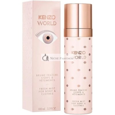 World by Kenzo Fresh Mist testre és ruhákra, 100ml