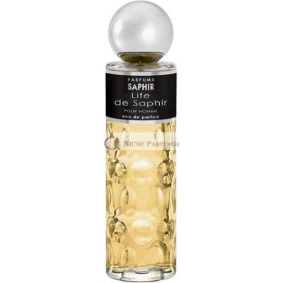 PARFUMS SAPHIR Life Eau de Parfum Spray férfiaknak 200 ml