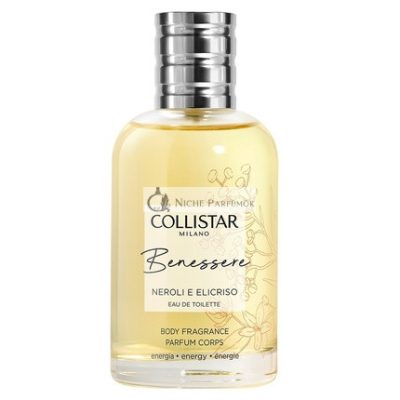 Collistar Benessere Neroli és Helichrysum Eau De Toilette, 100ml