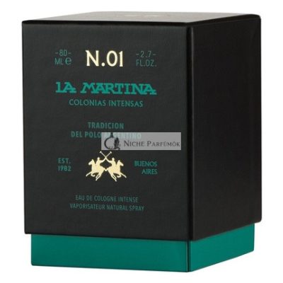 La Martina Blue Gardenia Intense Eau de Cologne, 80ml Férfiaknak és Nőknek