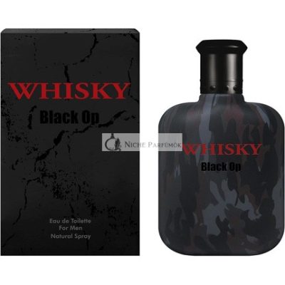EvaflorParis Whisky Black OP Eau de Toilette férfiaknak, 100ml