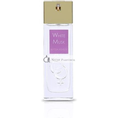 Alyssa Ashley White Musk Női Eau De Parfum Vaporizer Spray, 50ml