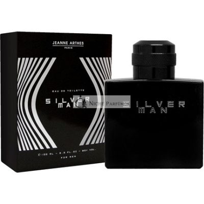 Jeanne Arthes Silver Man Eau de Toilette Spray, 100ml