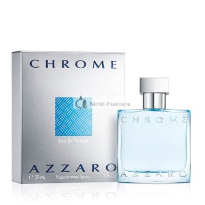 Azzaro Chrome Eau de Toilette férfiaknak friss citrusos illattal, 30ml