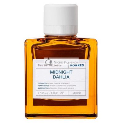 KORRES Midnight Dahlia Női Eau de Toilette, Dermatológiailag Tesztelt, Vegán, 50ml