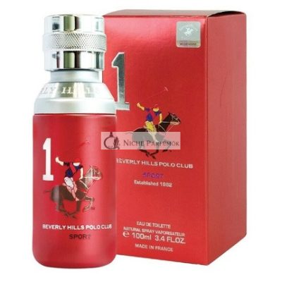Beverly Hills Polo Club Sport 1 Eau De Toilette Férfiaknak, 100ml
