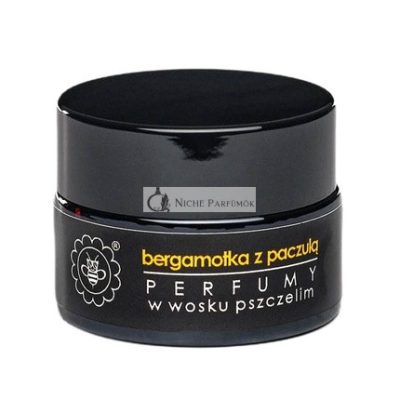 Miodowa Mydlarnia Bergamot és Patchouli Parfüm Méhviaszban 15g