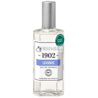 BERDOUES 1902 Lavender Eau de Cologne Spray Illat Férfiaknak és Nőknek, 125 ml
