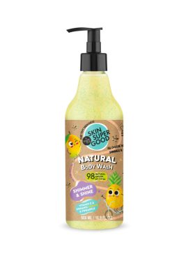 Skin Super Good Skin Super Good természetes Shimmer & Shine tusfürdő, 500 ml