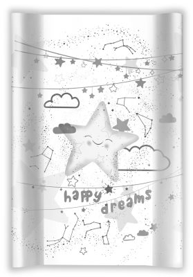 Happy Dreams – Pelenkázólap merev peremes 80×50 cm