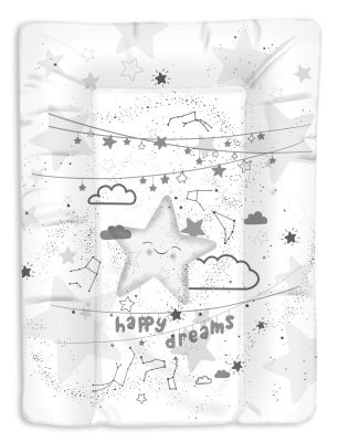 Pelenkázólap puha Softy – Happy Dreams 70x50 cm | Wellsoft puhaságú, vízhatlan, álmodozó állatmintás pelenkázó alátét